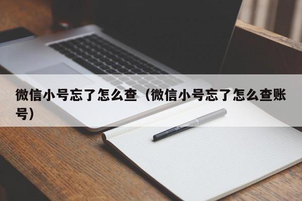 微信小号忘了怎么查（微信小号忘了怎么查账号）