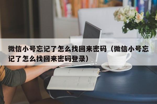 微信小号忘记了怎么找回来密码（微信小号忘记了怎么找回来密码登录）