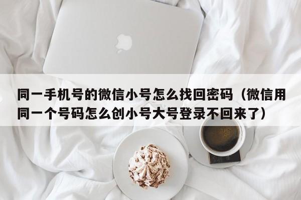 同一手机号的微信小号怎么找回密码（微信用同一个号码怎么创小号大号登录不回来了）