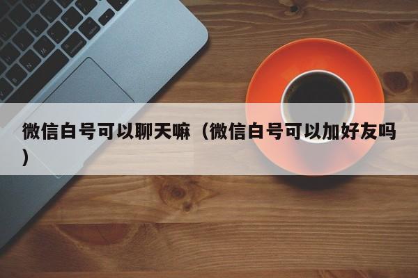 微信白号可以聊天嘛（微信白号可以加好友吗）