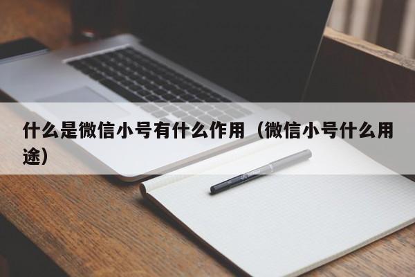 什么是微信小号有什么作用（微信小号什么用途）