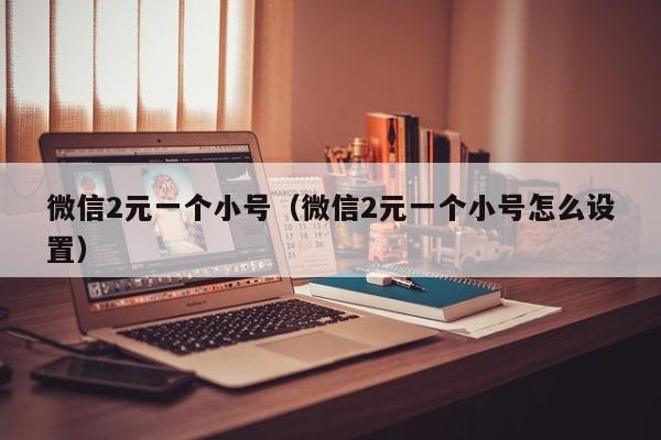 微信2元一个小号（微信2元一个小号怎么设置）