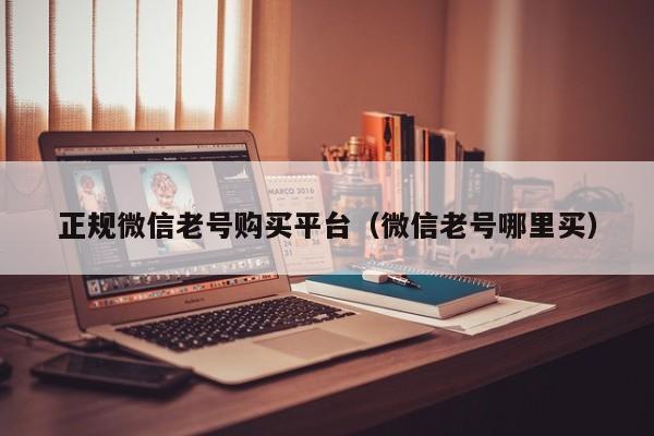 正规微信老号购买平台（微信老号哪里买）