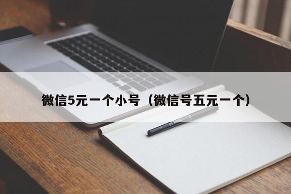 微信5元一个小号（微信号五元一个）