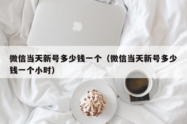 微信当天新号多少钱一个（微信当天新号多少钱一个小时）